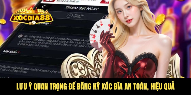 Đăng ký Xóc Đĩa ngay hôm nay để nhận nhiều ưu đãi hấp dẫn 3 Cẩn thận vỡi những yêu cầu từ nhà cái để tham gia an toàn